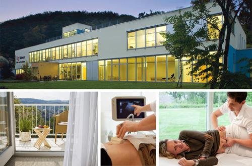 Натуротерапевтический центр располагает зоной для проведения водных процедур по Кнайппу, физиотерапевтическим отделением, светлыми гимнастическими залами и несколькими процедурными кабинетами.