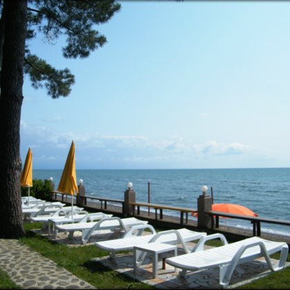 Отдых ,программы очищения, антистресс, лечения на курорте  Григолети  в отеле Villa Reta Hotel & SPA 4* на побережье  моря с магнитным песком, Грузия